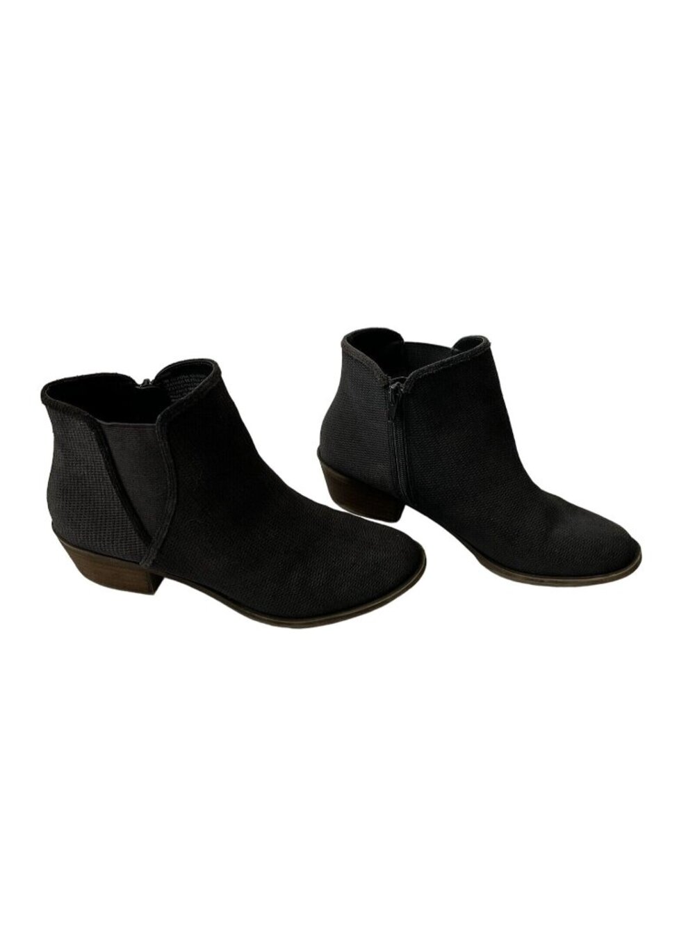 Kensie gray leather ankle boots sz 9M